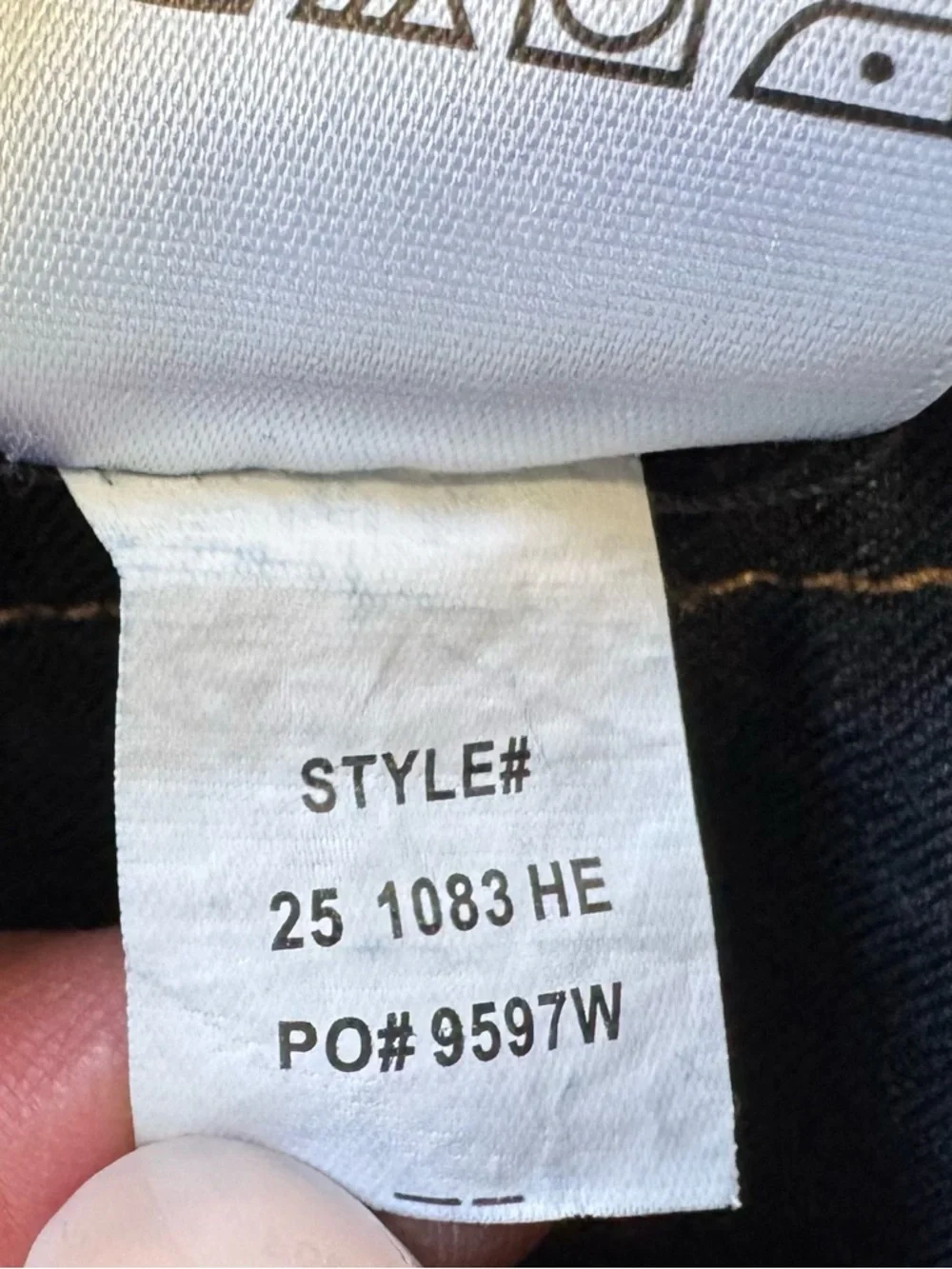 Jordache Jeans Kids Dark Blue Skinny Jeans Size 6 Horse Logo Comfy Play School - Picture 5 of 7